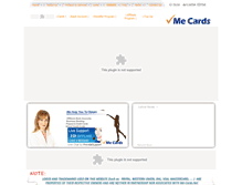Tablet Screenshot of me-cards.net